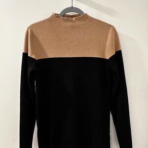 Eloquii mock Turtleneck Sweater ELOQUII Size 14 - 16 Mock taupe beige black